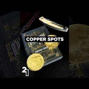 Removing Copper Spots from Gold Coins #shorts