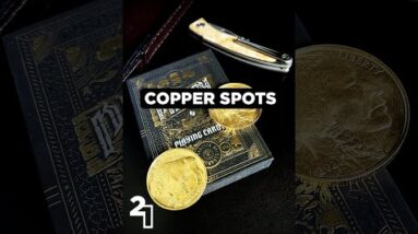 Removing Copper Spots from Gold Coins #shorts