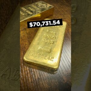 $70,000 Kilo Bar of Gold - REAL or FAKE