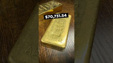 $70,000 Kilo Bar of Gold - REAL or FAKE