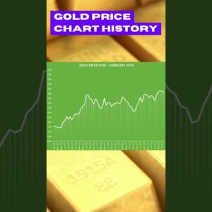 Gold Price Chart History (Until February 2024) #investment #goldinvestment #finance