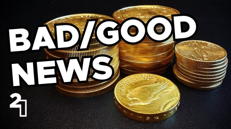 Gold DROPS $100 on 'Good' News