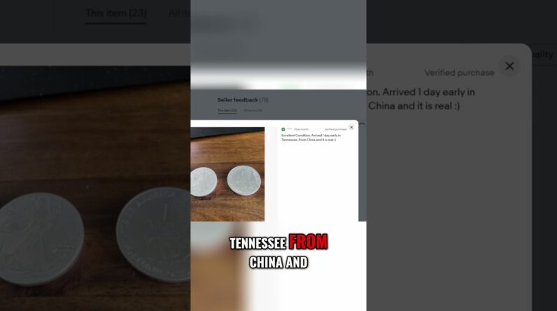 EBAY Silver Eagle SCAM #silver #scam #shorts